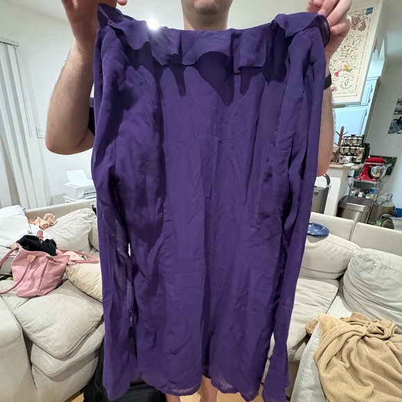 Princess Polly Theo Mini Dress Purple - Picture 6 of 7